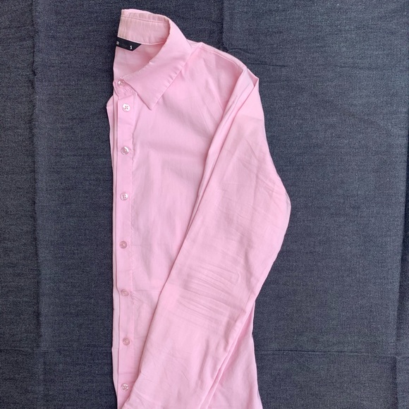 Pink casual/classic shirt - Picture 2 of 3